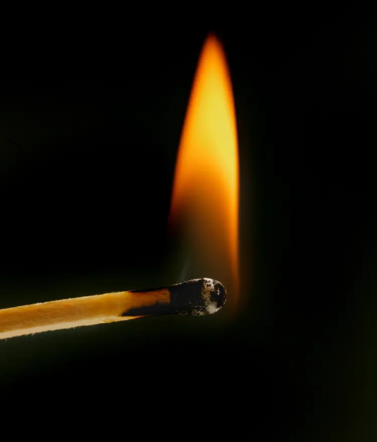 Struck matches